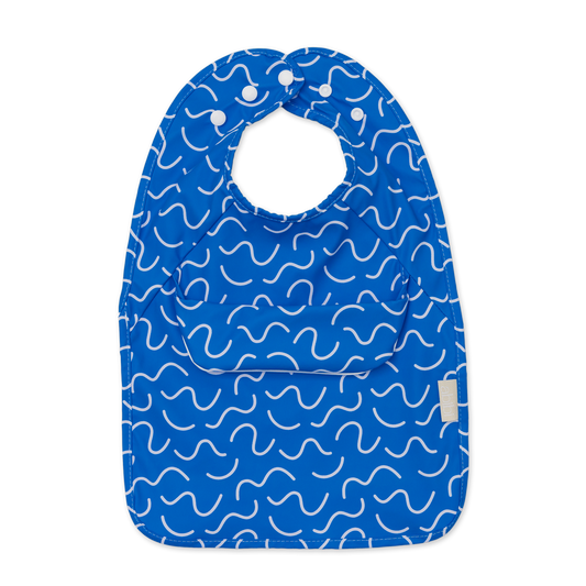 Less Mess Bib - Blueberry Burst