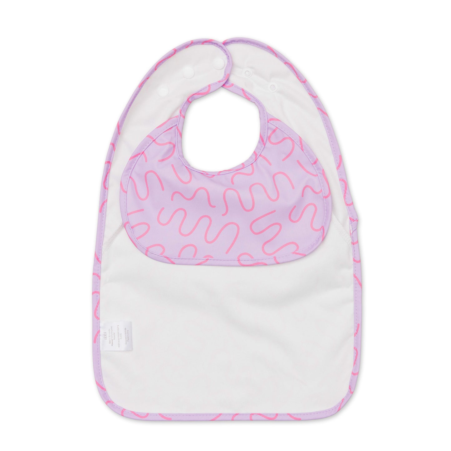 Less Mess Bib - Lilac Lollipop