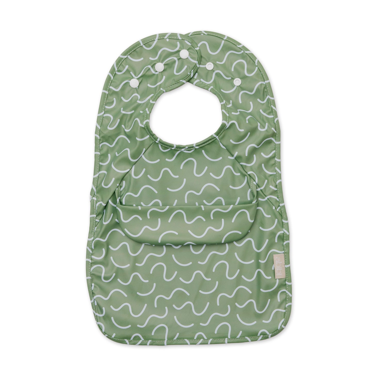 Less Mess Bib - Pistachio Puff