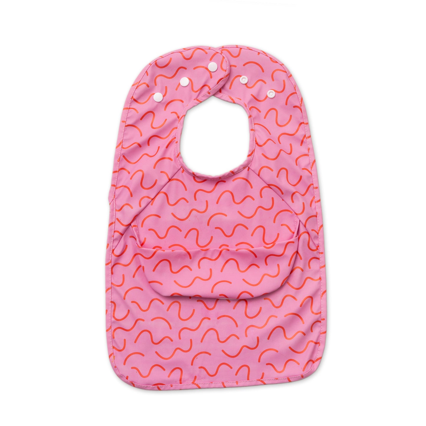Less Mess Bib - Strawberry Smudge