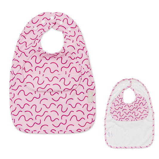 Less Mess Bib - Berry Bliss