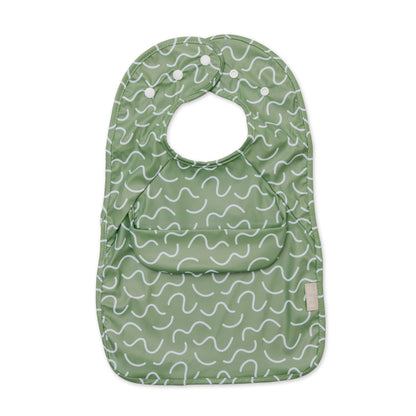 Less Mess Bib - Pistachio Puff